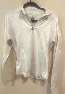 Duofold Womens 1/4 Zip Thermal Pullover M Winter Base Layer Outdoor Activewear